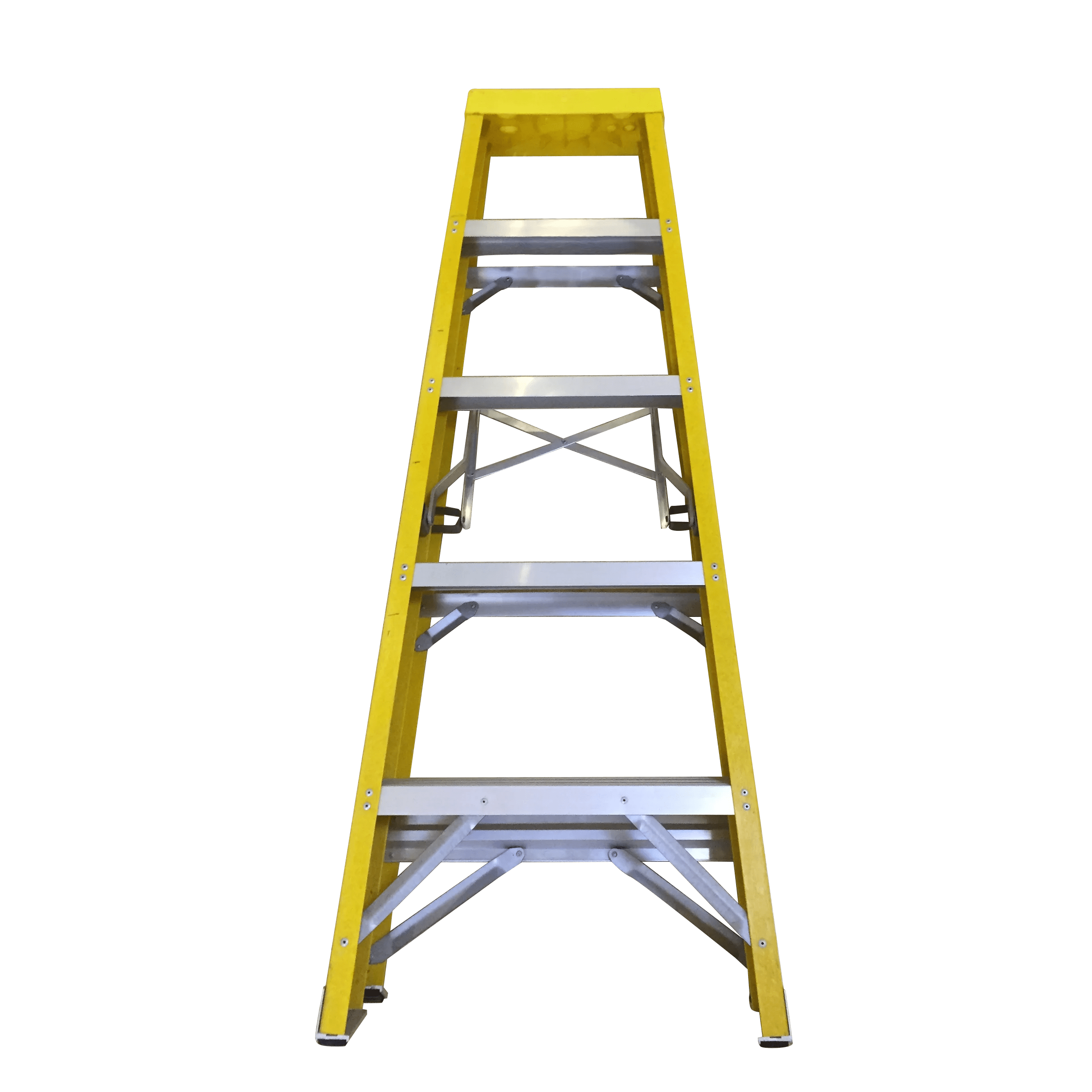 4 Steps Fiberglass Folding Ladder Bearing 150kg Quality Protection