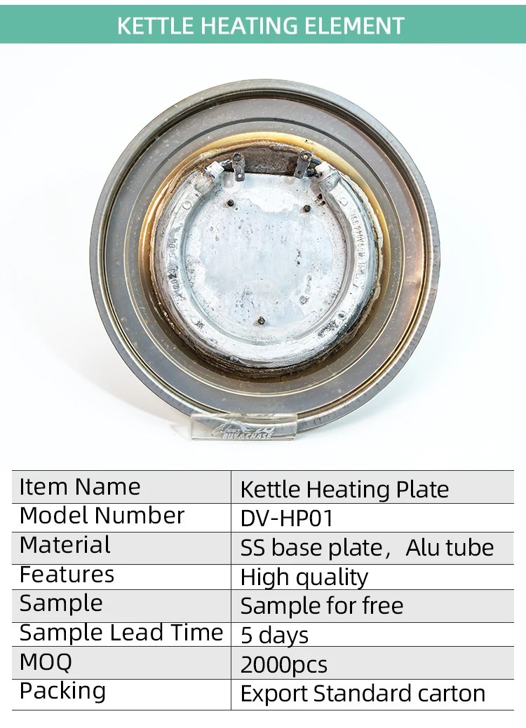 Davinci Stainless Steel Kettle Skd/ckd Materials Parts Electric Kettles
