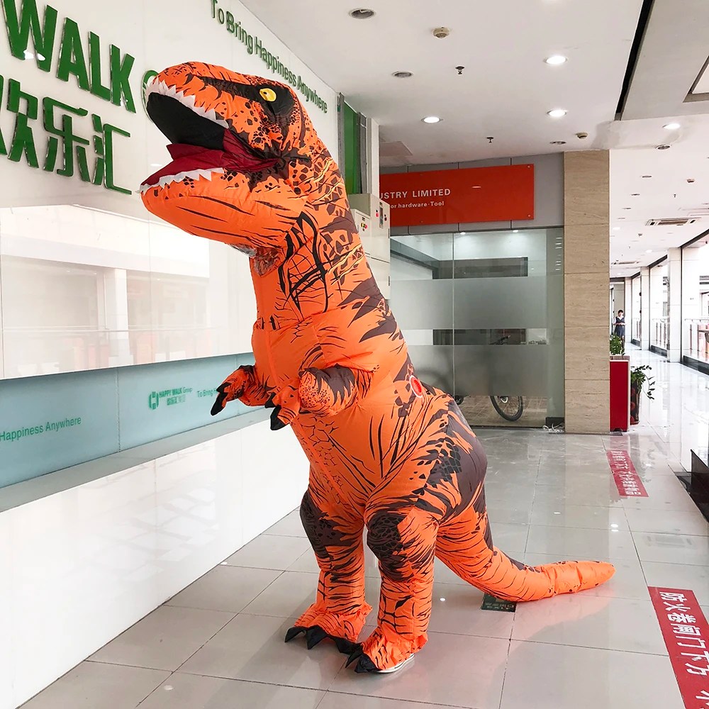 Disfraz Inflable T-Rex Para Adultos,Disfraz De Dinosaurio,Naranja,2,2 M,El Mejor Precio - Buy Mejor Precio Adultos Inflables Disfraz De Dinosaurio Naranja T-Rex Traje De Dinosaurio Product On Alibaba.com