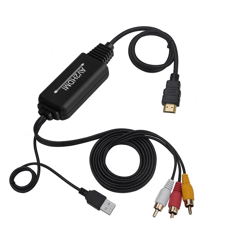 Kabel Adaptor Konverter Av Ke Hdmi,Adaptor Rca Ke Hdmi,Kabel Rca Ke Hdmi Untuk Pc Laptop Xbox Ps3 Ps4 Tv Stb Vhs Vcr Kamera Dvd - Buy Rca Av Ke Hdmi Male Ke