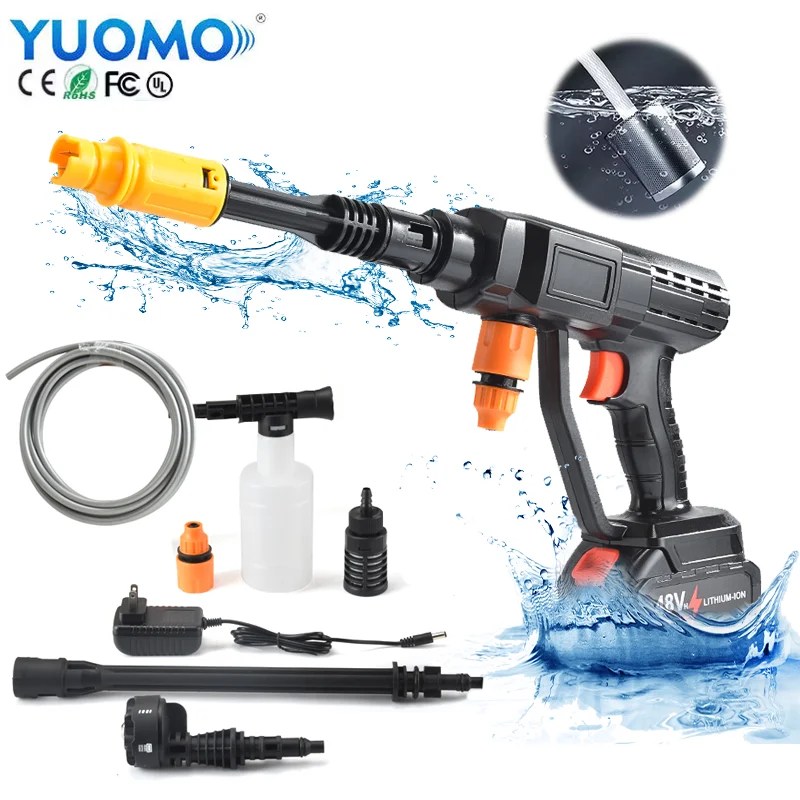 High Pressure Car Washer 12v 24v 48v 96v Wireless Lithium Battery