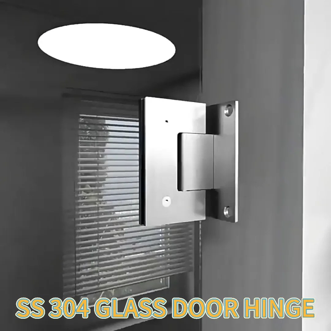 304 316 Stainless Steel Glass Shower Door Hinges Glass Clamp Shower