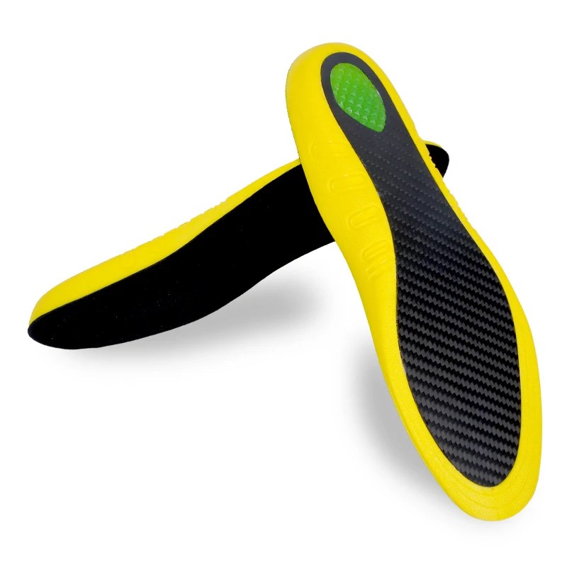 Sking Absorption Resilience Carbon Fibre Insoles Sport Arch Support