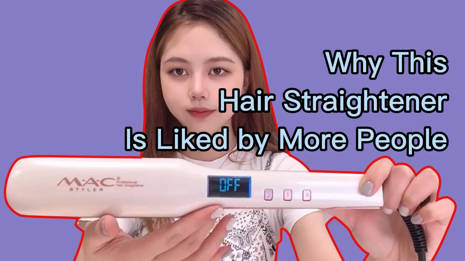 Hair Straighten Oem Factory Flatiron Fast Heating Wide Plate