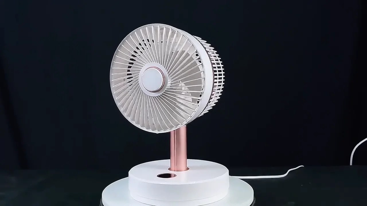 Battery Powered Rechargeable Noiseless Table Fan 10 Inch With