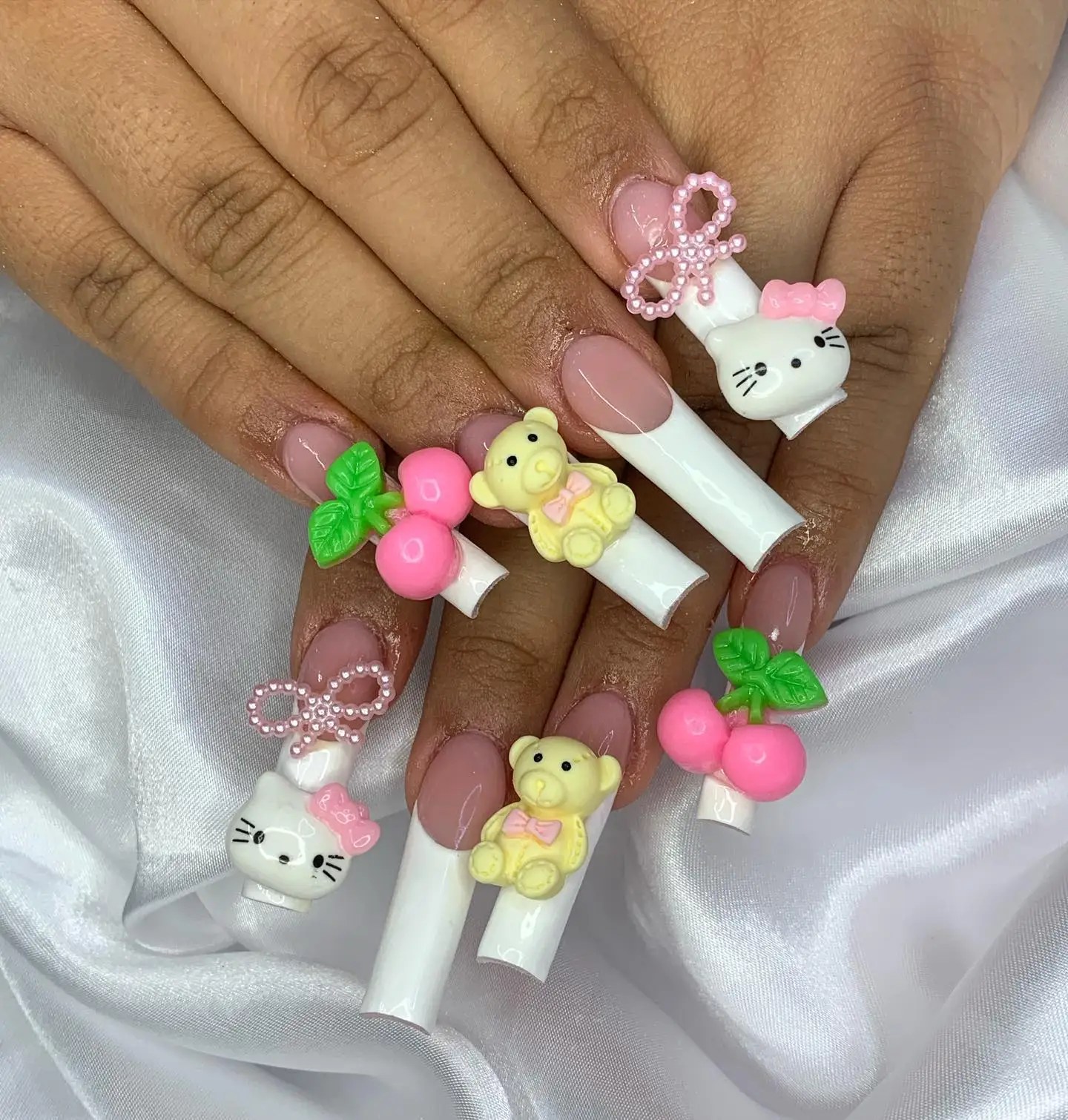 Teddy Bear Nail Art