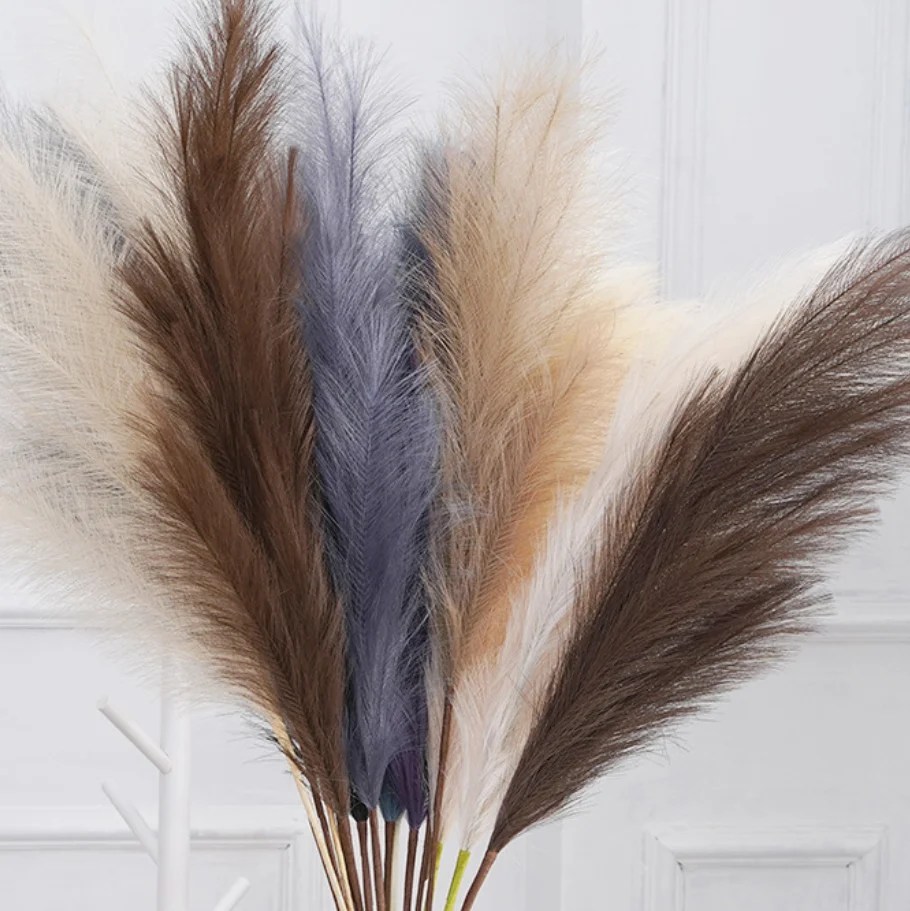 Tall Pampas Grass For Floor Vase And Home Decor Silk Wire 110cm Large