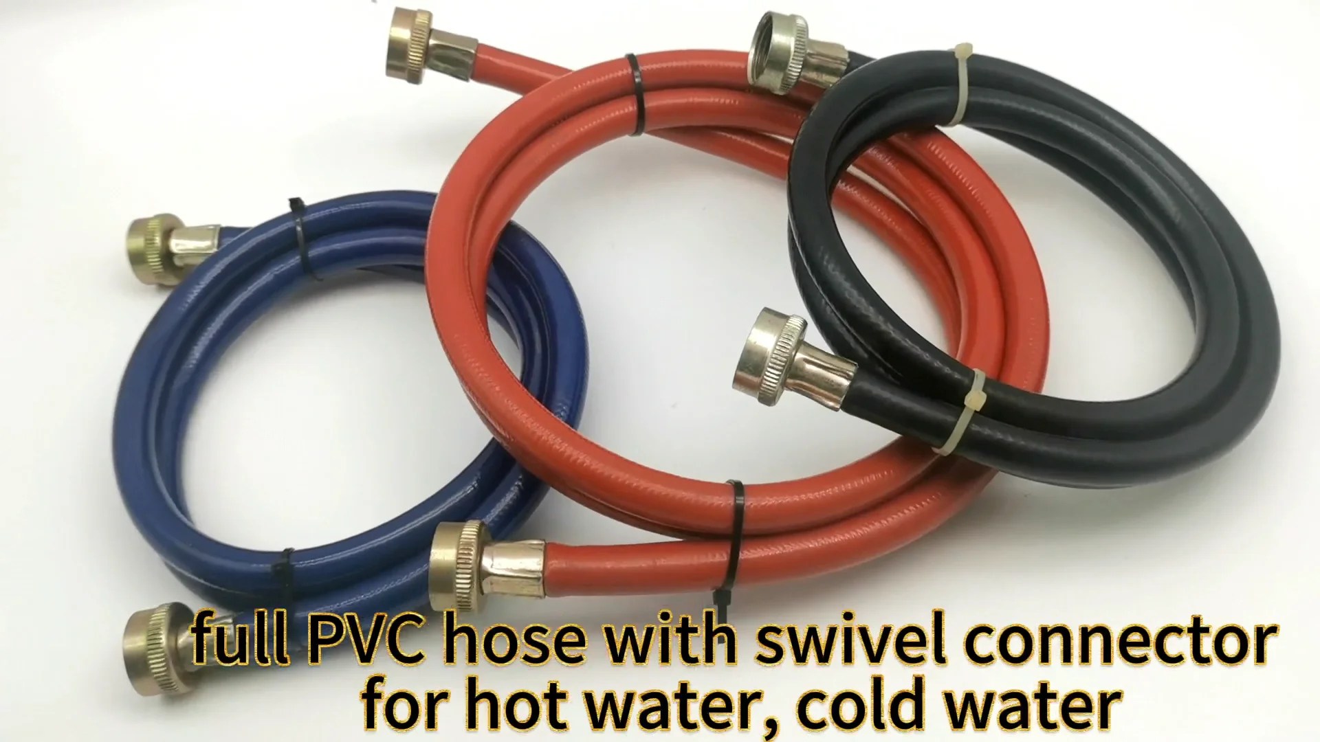 Washing Machine Washer Hose Fitting Set Hot And Cold Water Hose In Red And Blue Hose Fitting