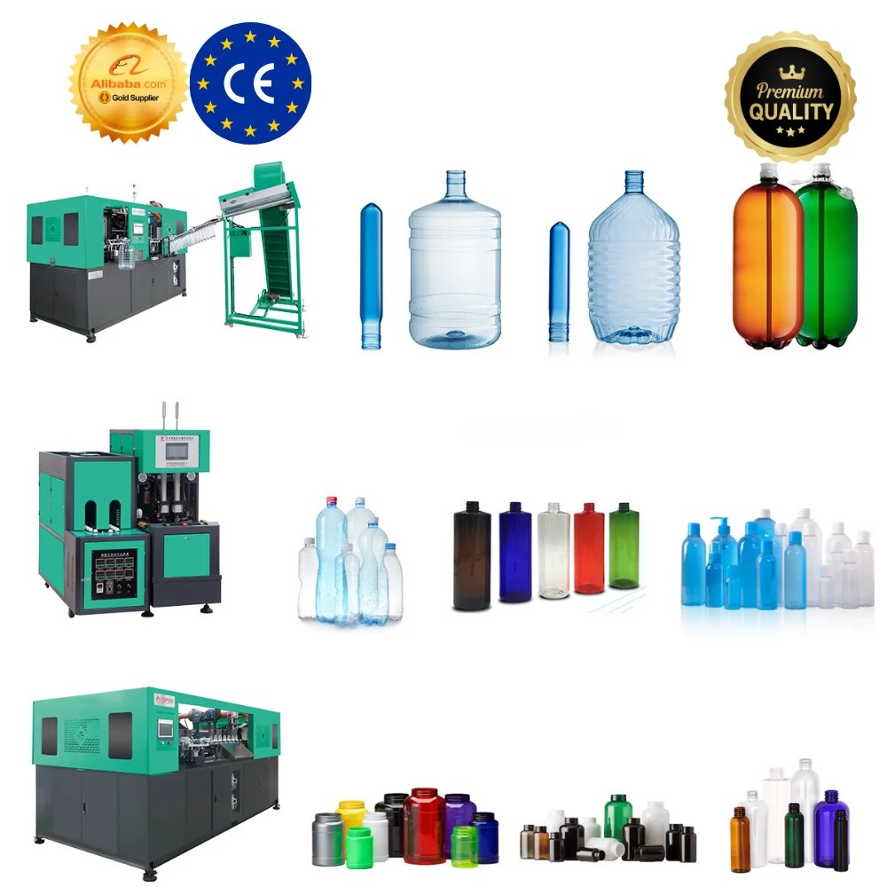 Pet Stretch Automatic Blowing 20 Liter 5 Gallon Pp Bottle Blow Molding