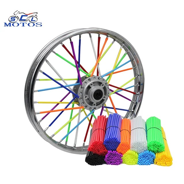 Wheels & Rims 72 Pcs Universal Motocross Wheel Rim Spoke Protector