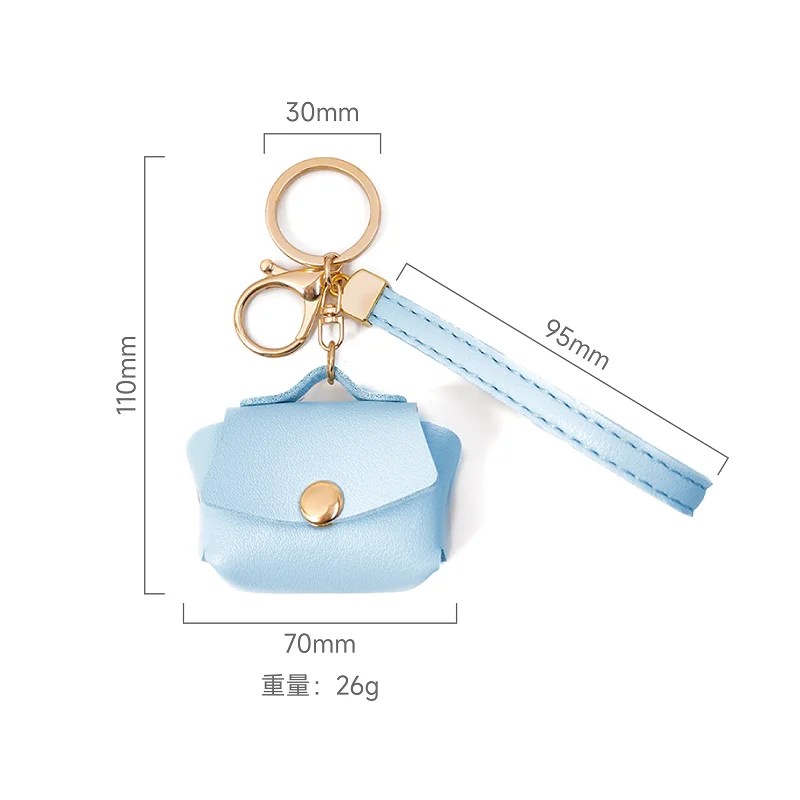 Key Case Bag Artwork Pendant Mini Coin Purse Leather Bag Keychain Buy