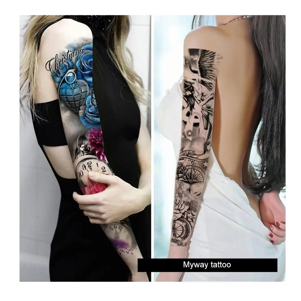Myway Temporary Paper Tattoo Sleeve - Buy Tattoo Sleeve,Tattoo Sleeve,Tattoo Sleeve Product On Alibaba.com 1000_x_1000_jpg