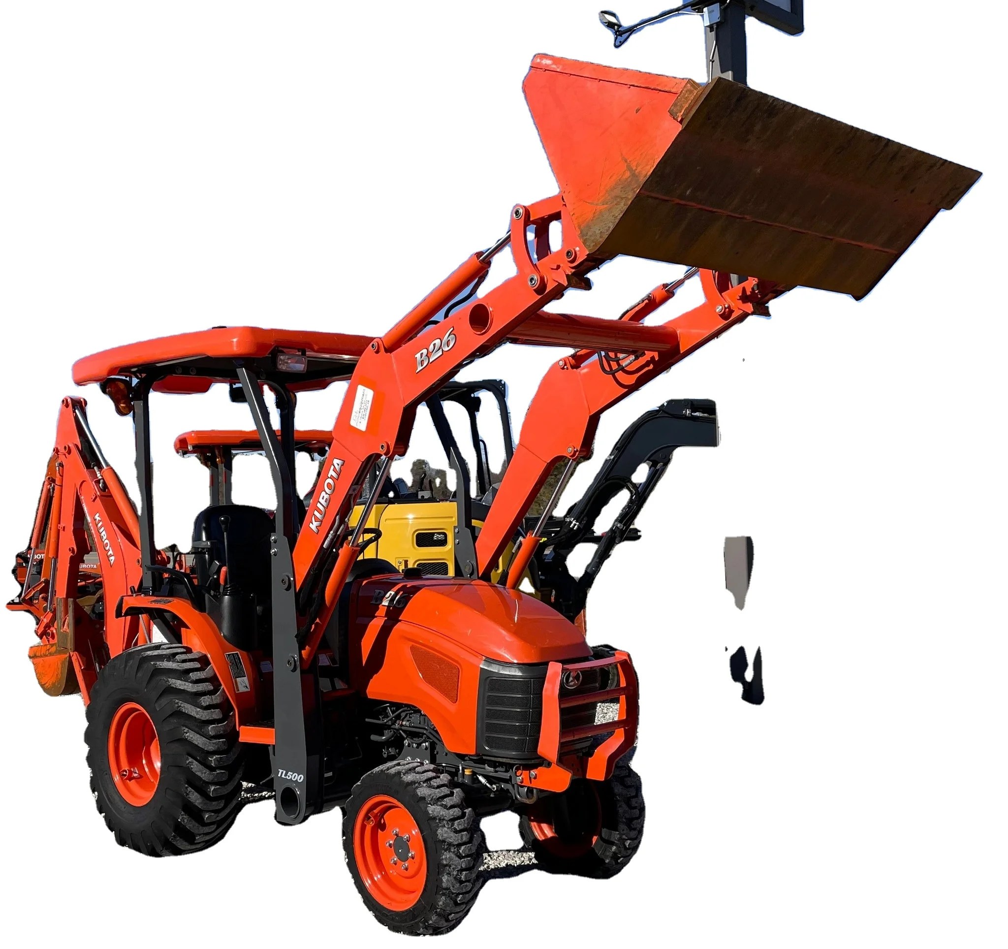 Fairly Used Kubota 70hp Tractor / La304 Kubota Tractor With Attachments