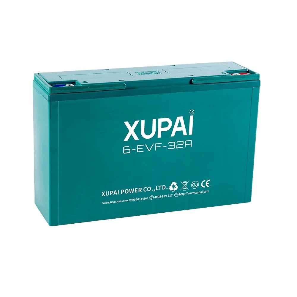 Top China Battery Manufacturer XUPAI 6EVF32A Ebike Battery 12V 32AH