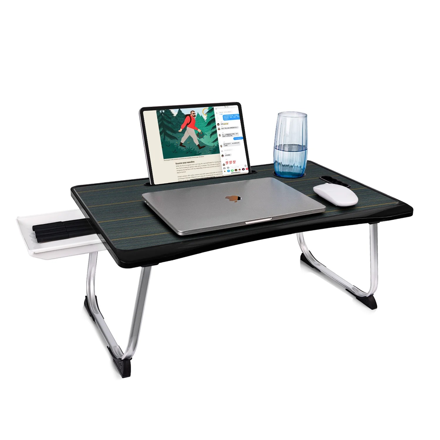 Wooden Laptop Desk, Foldable table, Laptop Trays, Laptop Stand, Desk