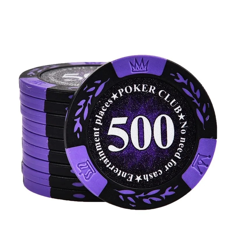 Free Sample 2024 Chips Custom Poker Chips Set Blank Ceramic Poker Chips
