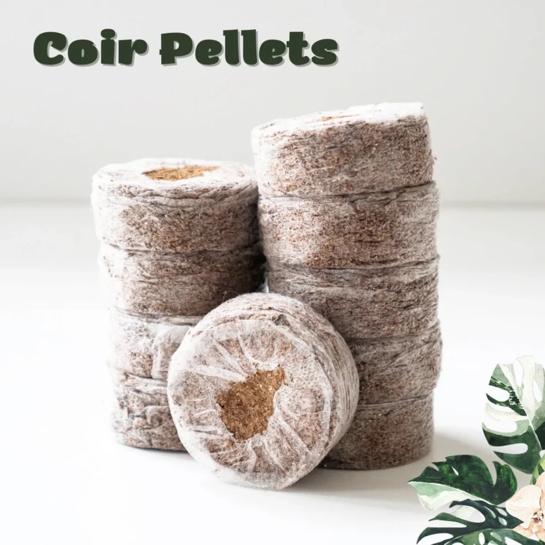 Jiffy peat moss substrate coco pith pellet biodegradable material