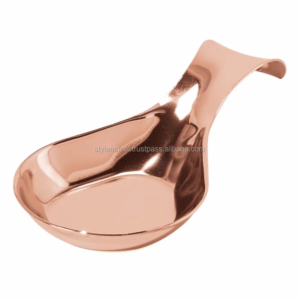 Spoon Rest Metal Color High Quality Kitchen Stainless Steel Spoon Rest
