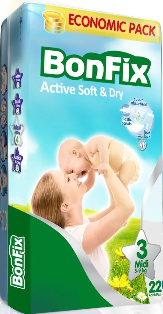 Bonfix Disposable Cotton Baby Diapers Turkey 49kg Buy Baby Diaper