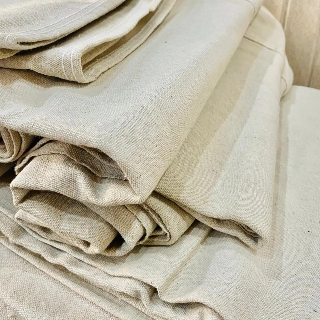 Customized 8oz 10oz 6'*9' Cotton Canvas Dust Sheets Painter Drop Sheet