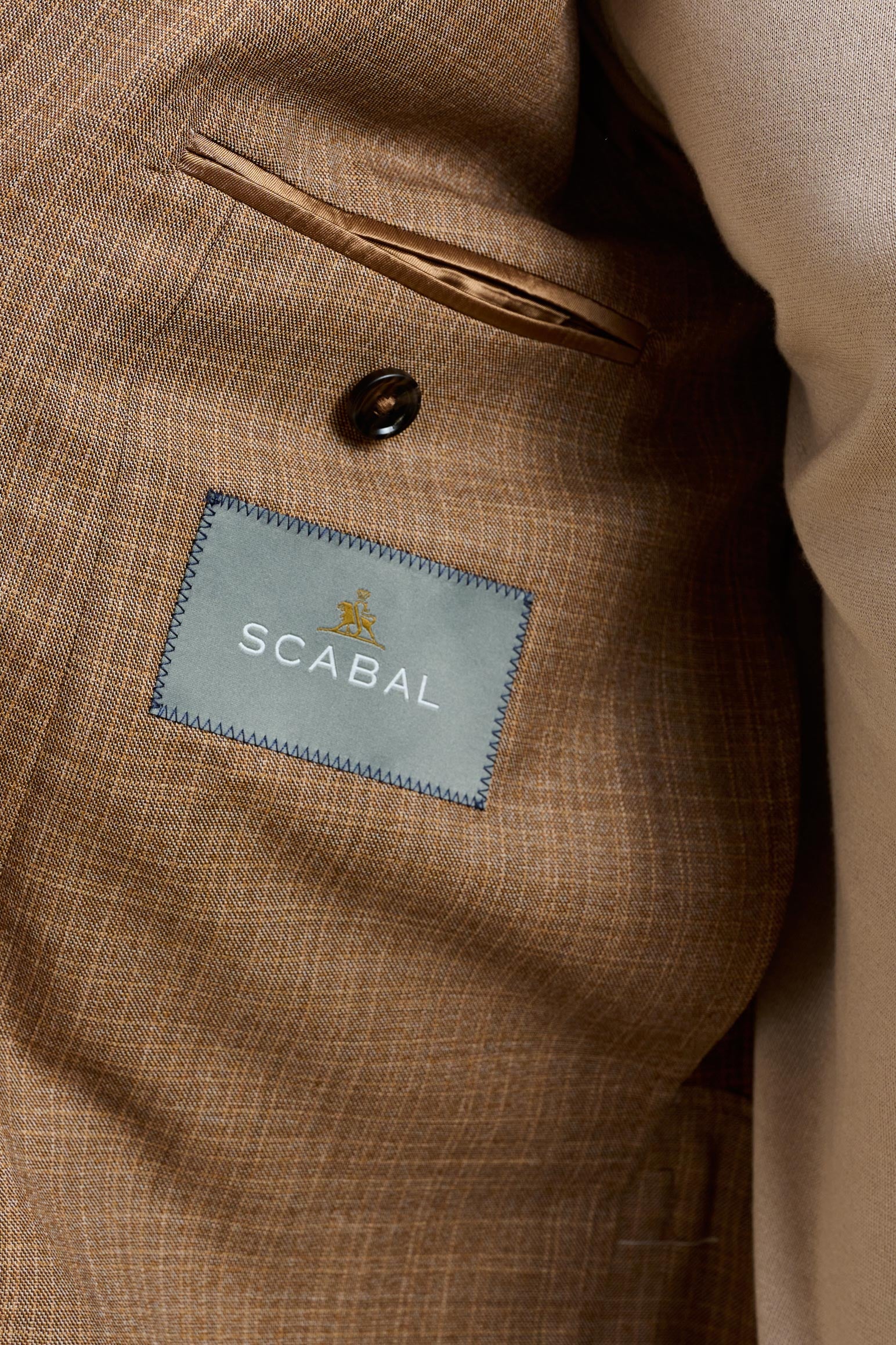 Stanfield Jacket Crossover Check Rust Scabal