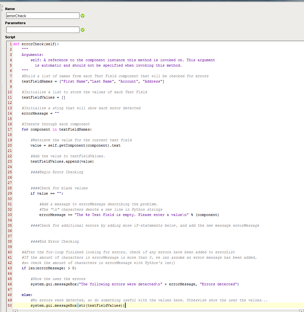Component Custom Methods Ignition User Manual 7.9