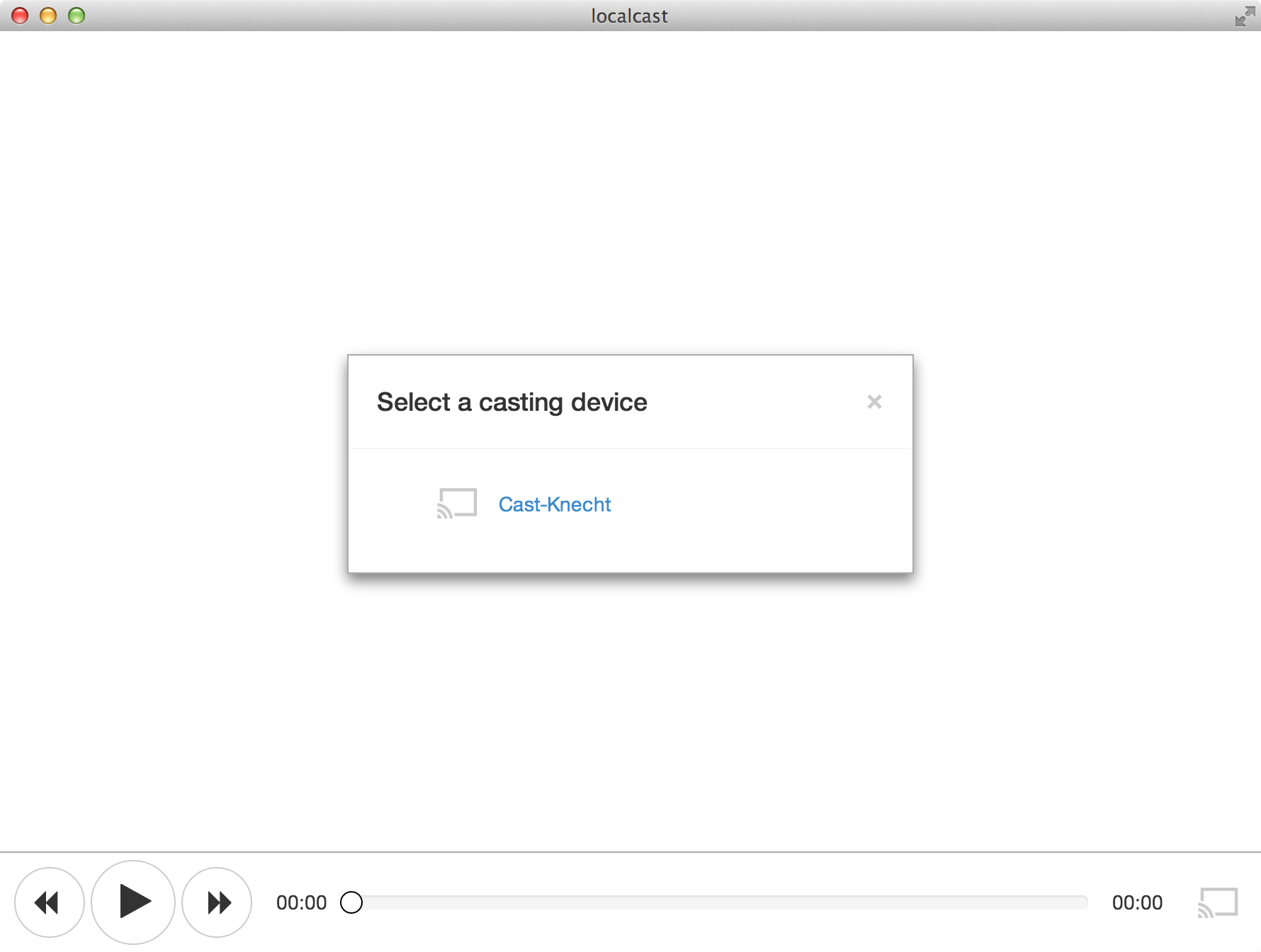 Localcast Simple stream for Chromecast