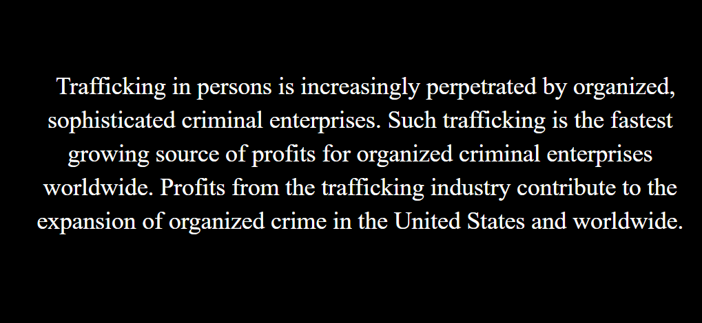 What Is Human Trafficking?