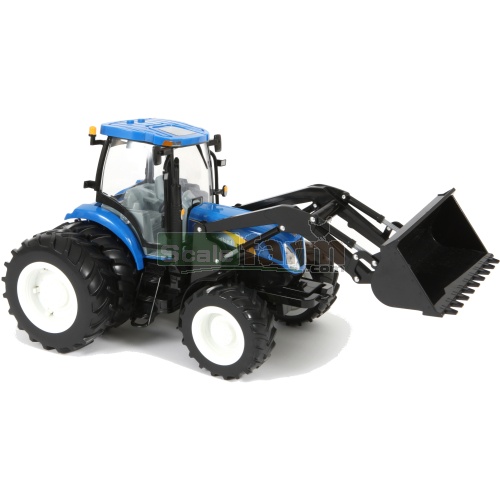 Britains 42426 New Holland T7050 Tractor with Dual Wheels Big Farm