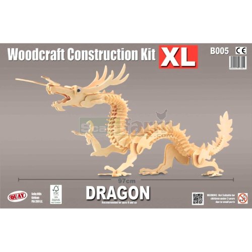 Quay B005 XLarge Dragon Woodcraft Construction Kit
