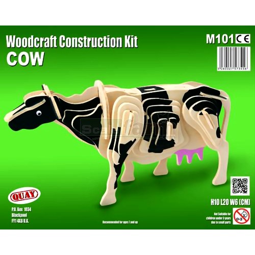 Quay M101 Cow Woodcraft Construction Kit