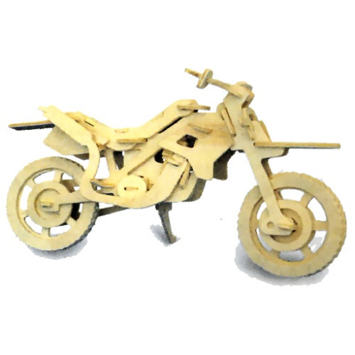 Quay P022 CrossCountry Motorbike Woodcraft Construction Kit