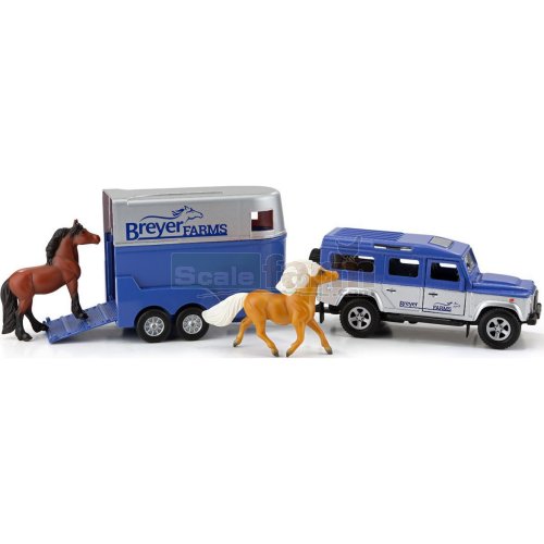 Breyer 5352 Stablemates Lights & Siren Animal Rescue Truck and Trailer