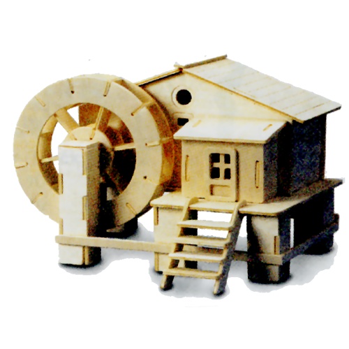 Quay P068 Water Wheel Woodcraft Construction Kit