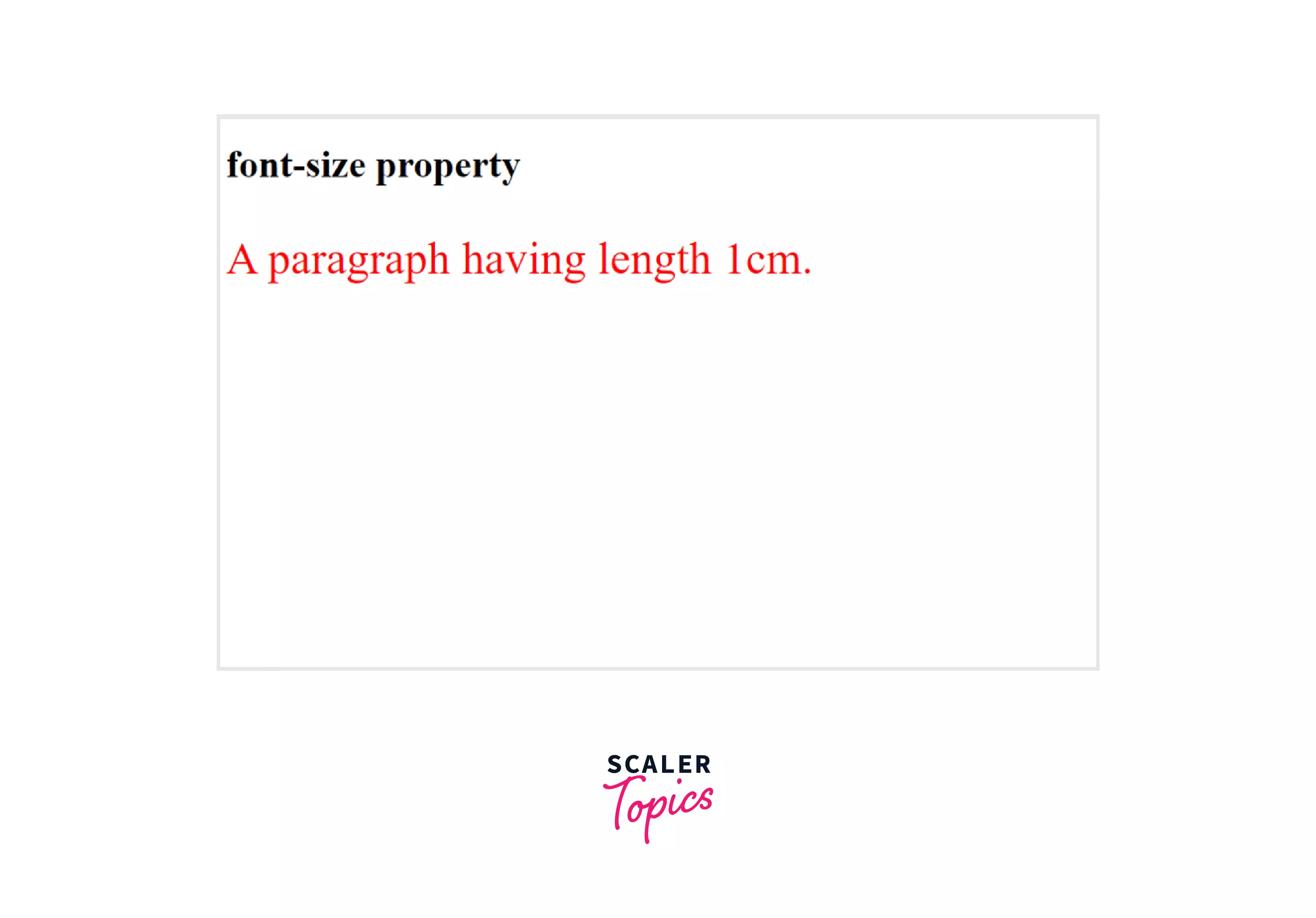 CSS FontSize Property Scaler Topics