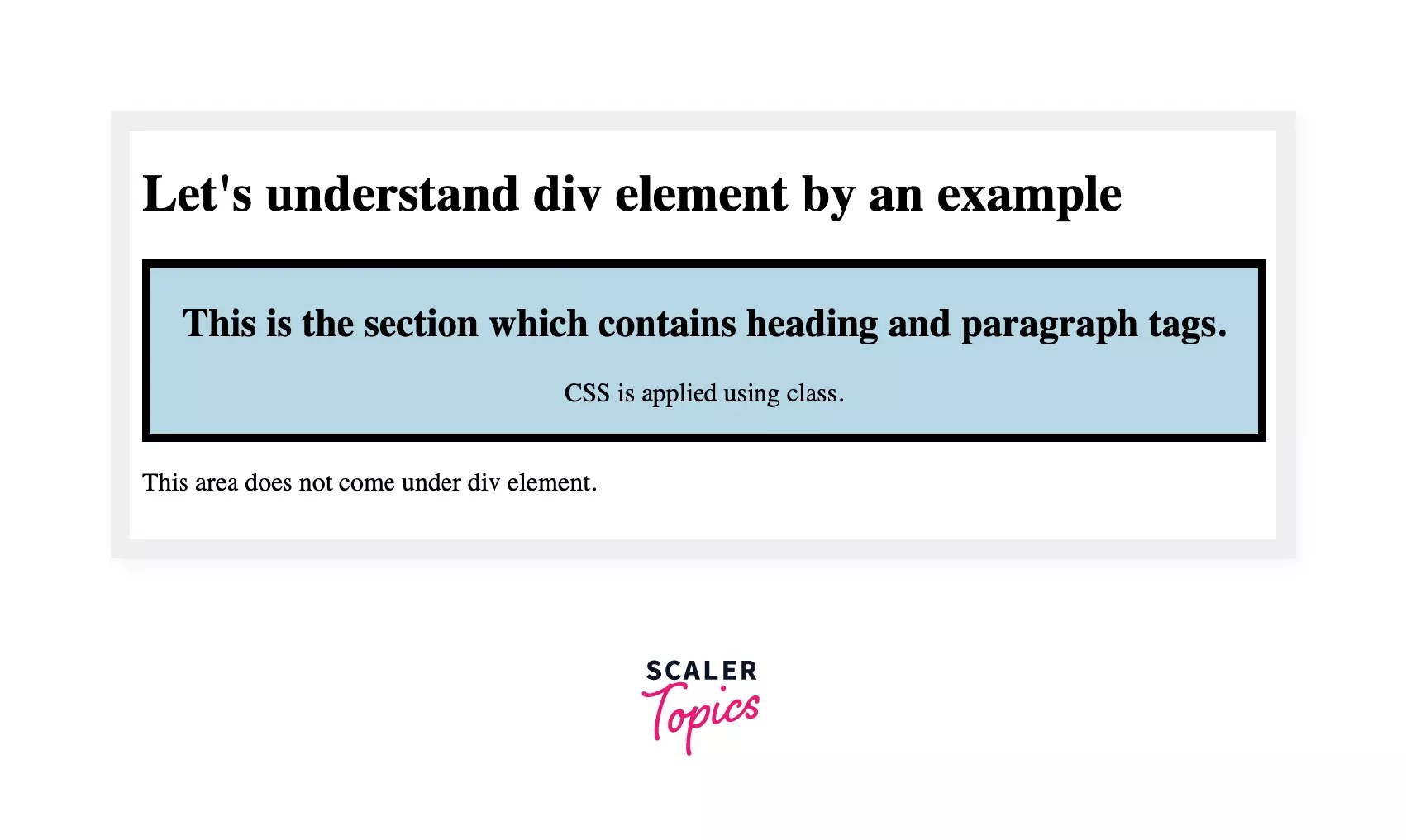 Tag in HTML Scaler Topics