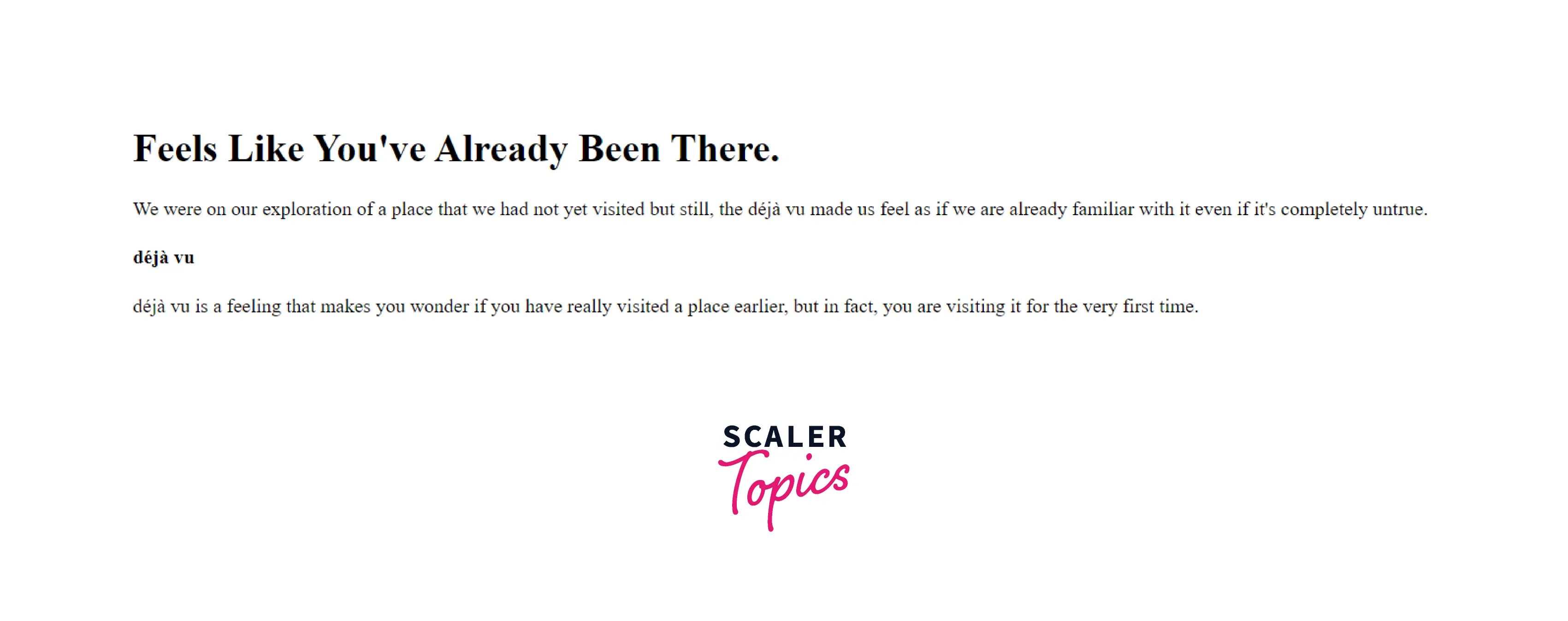 Tag in HTML Scaler Topics