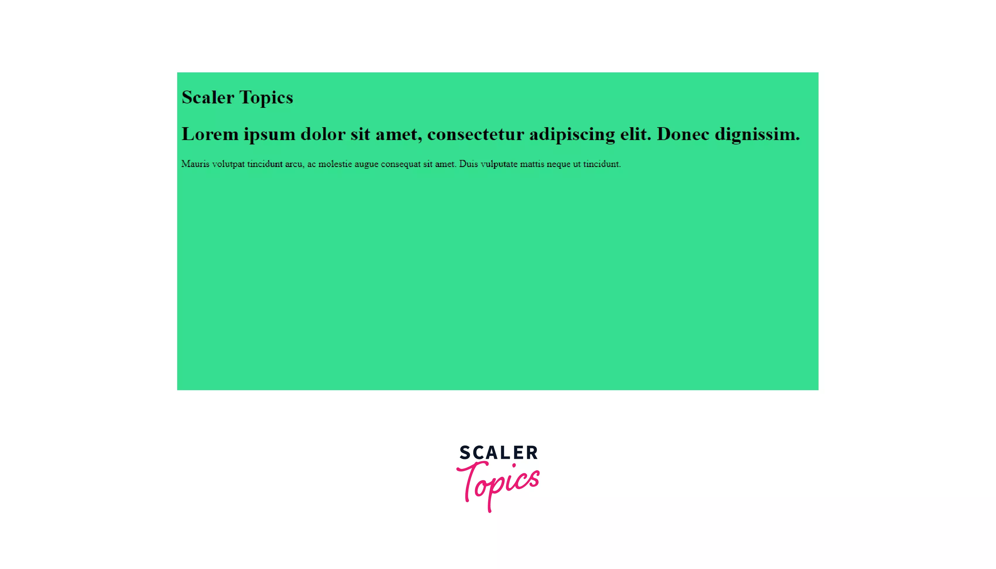 How to Add Background Color in HTML? Scaler Topics