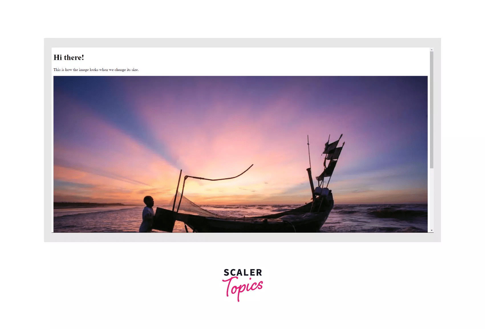 How to Change Image Size in HTML? Scaler Topics