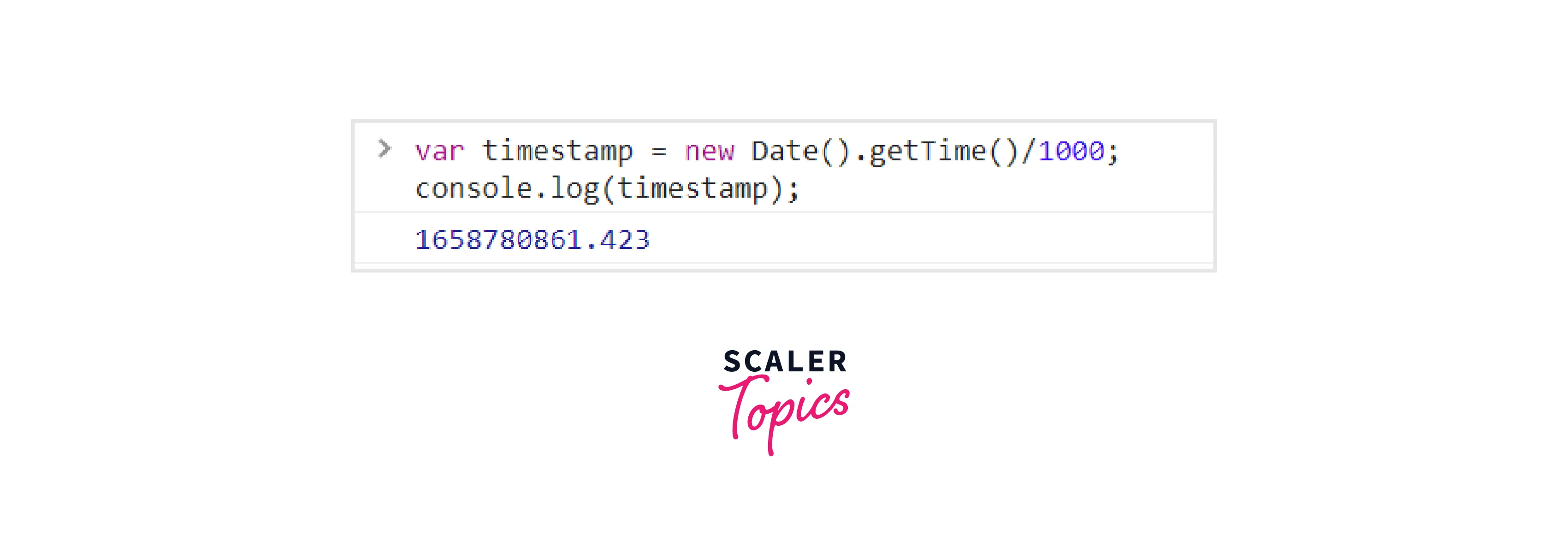 Convert Timestamp to Date in JavaScript Scaler Topics