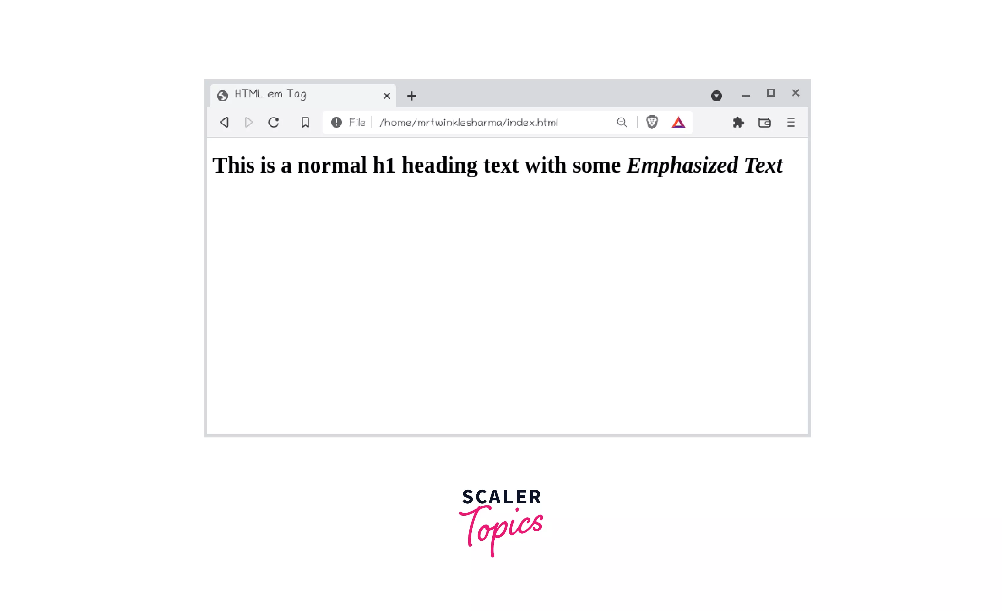 Tag in HTML Scaler Topics