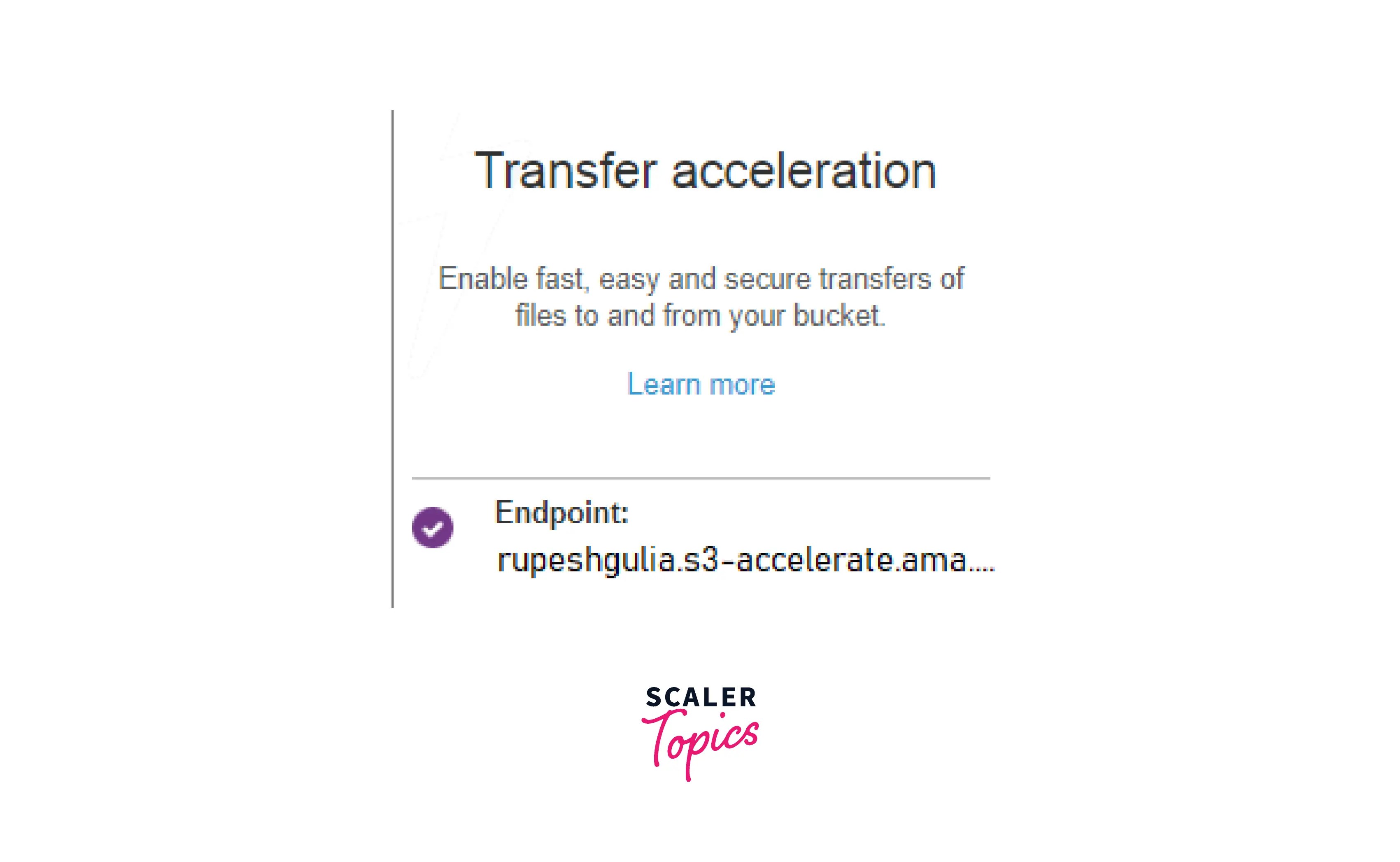 S3 Transfer Acceleration Scaler Topics