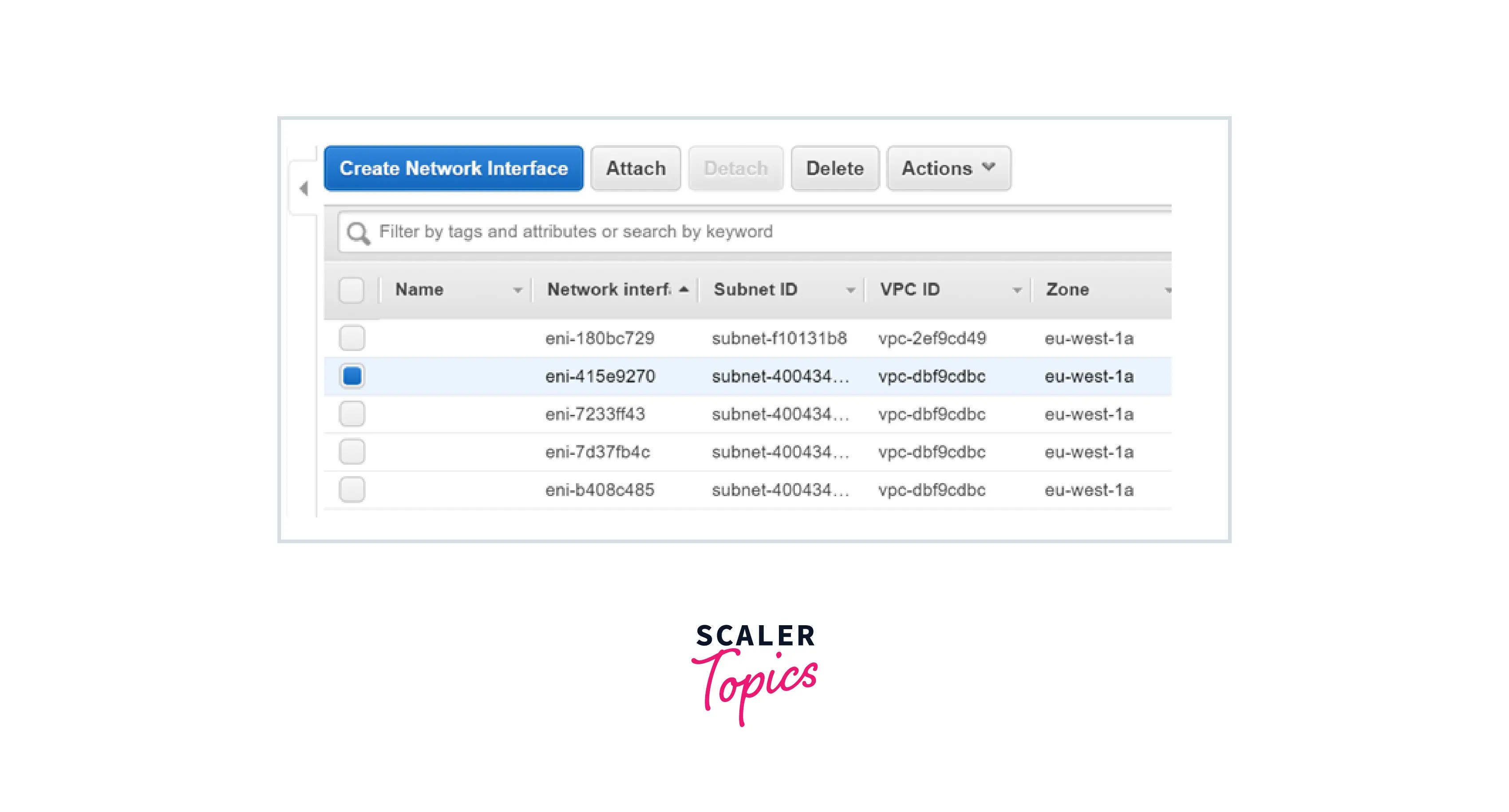 AWS Elastic Network Interface (ENI) Scaler Topics