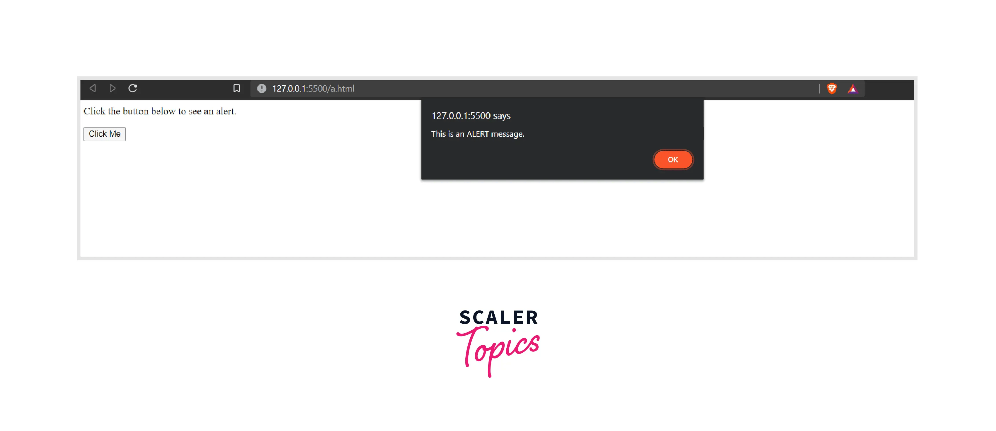 Alert in JavaScript Scaler Topics