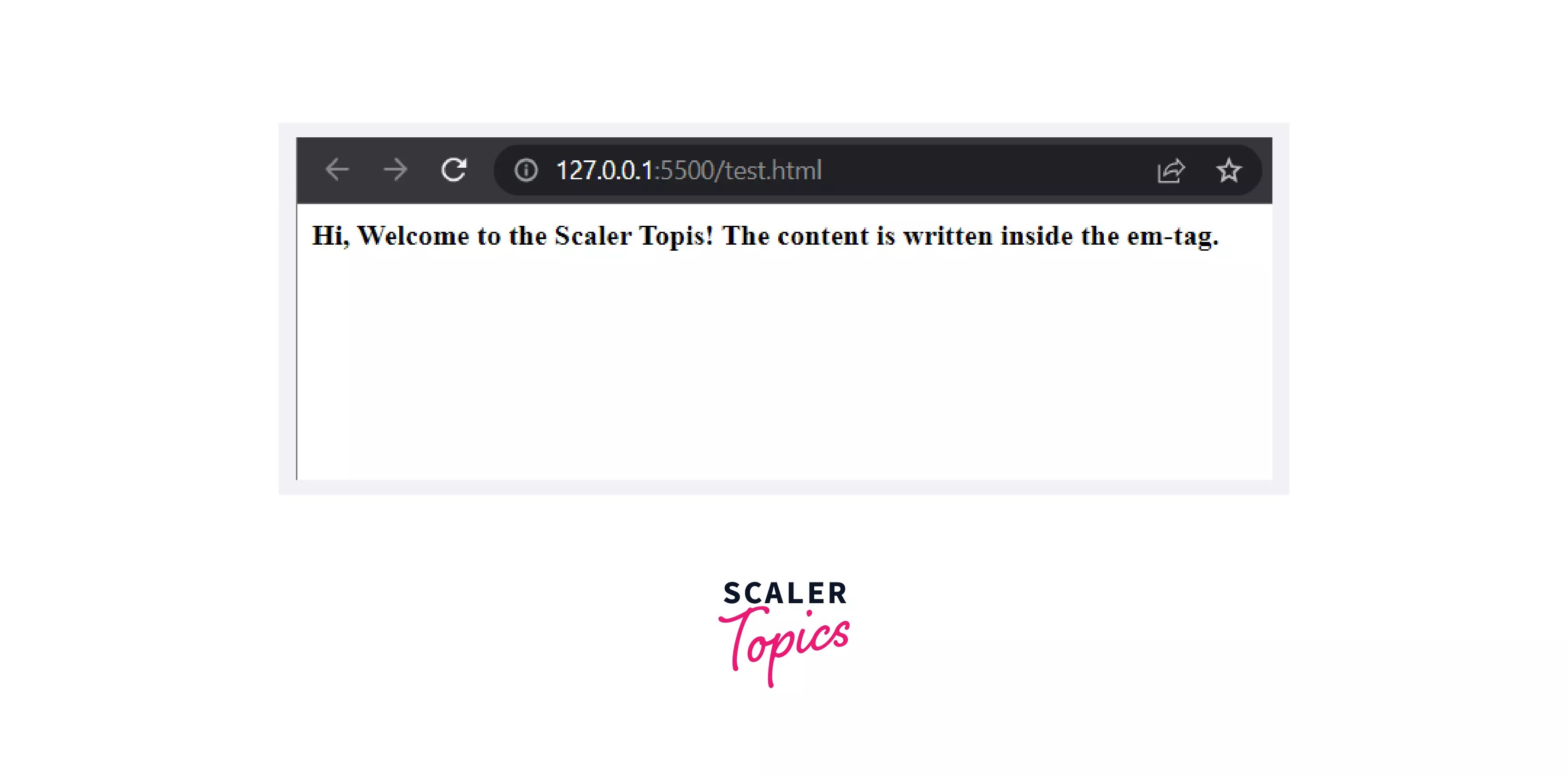 Tag in HTML Scaler Topics