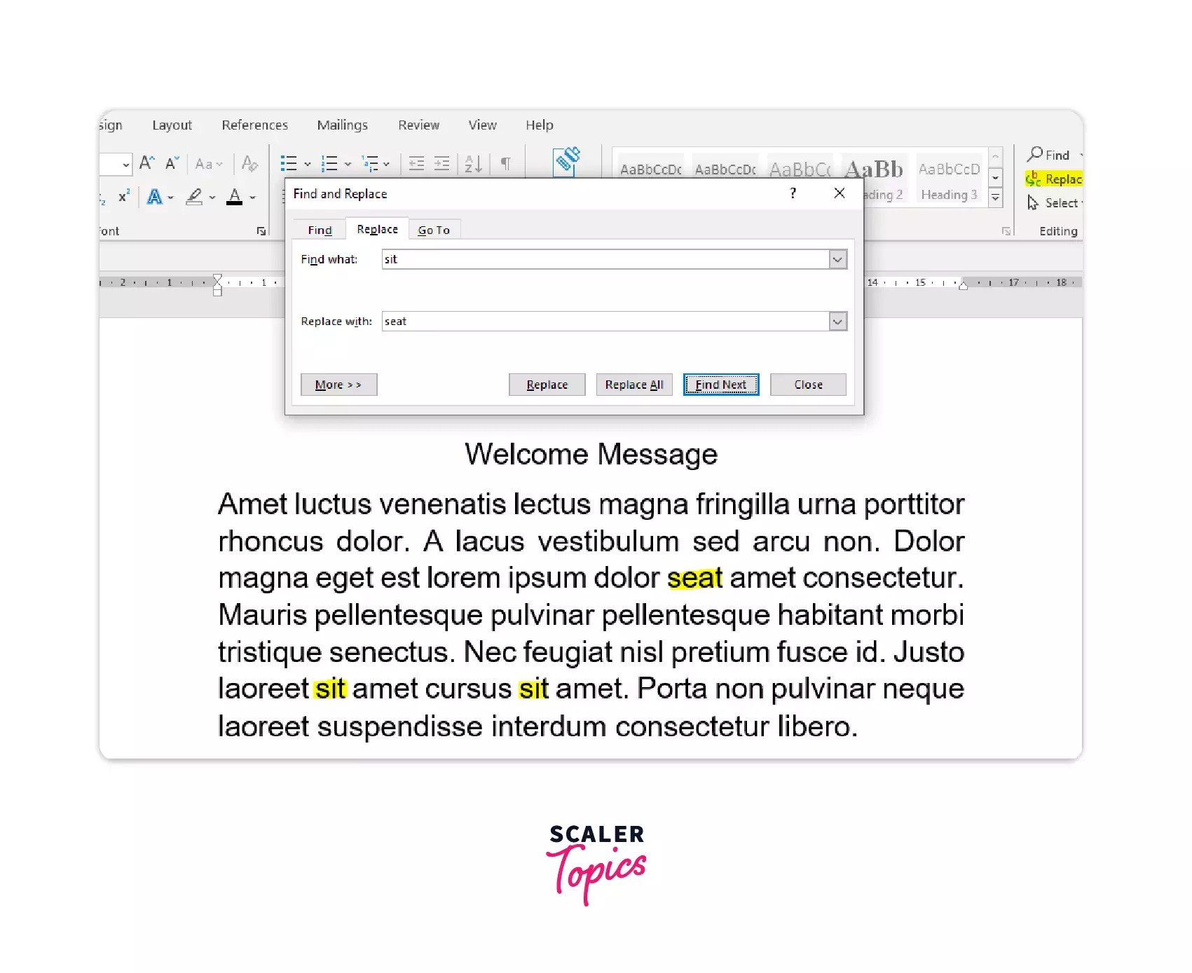 Java String replace() Method Scaler Topics