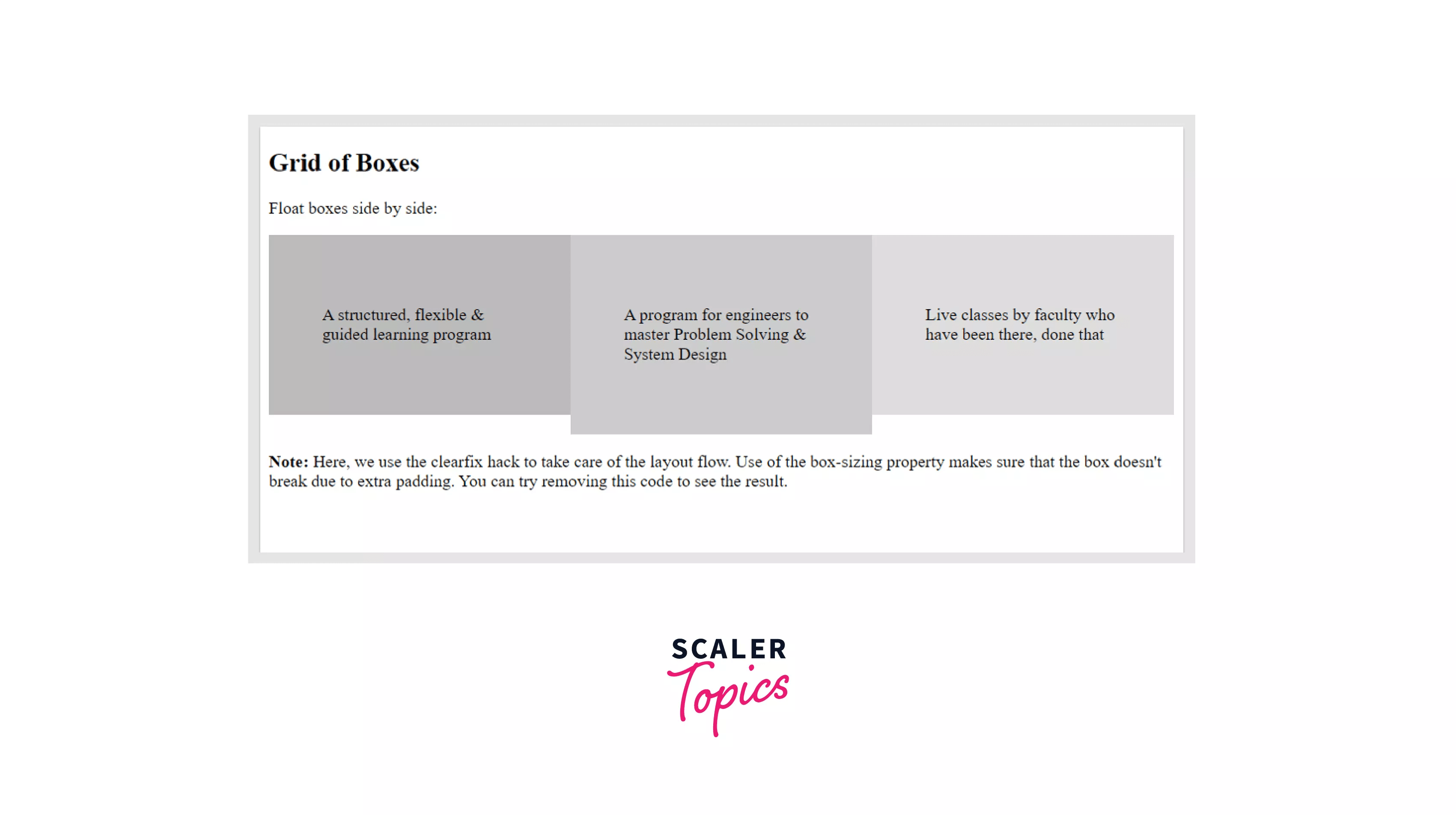 CSS Float Scaler Topics