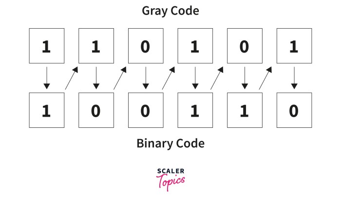 Gray Code to Binary Conversion | Scalar Topics Code 10 at walmart