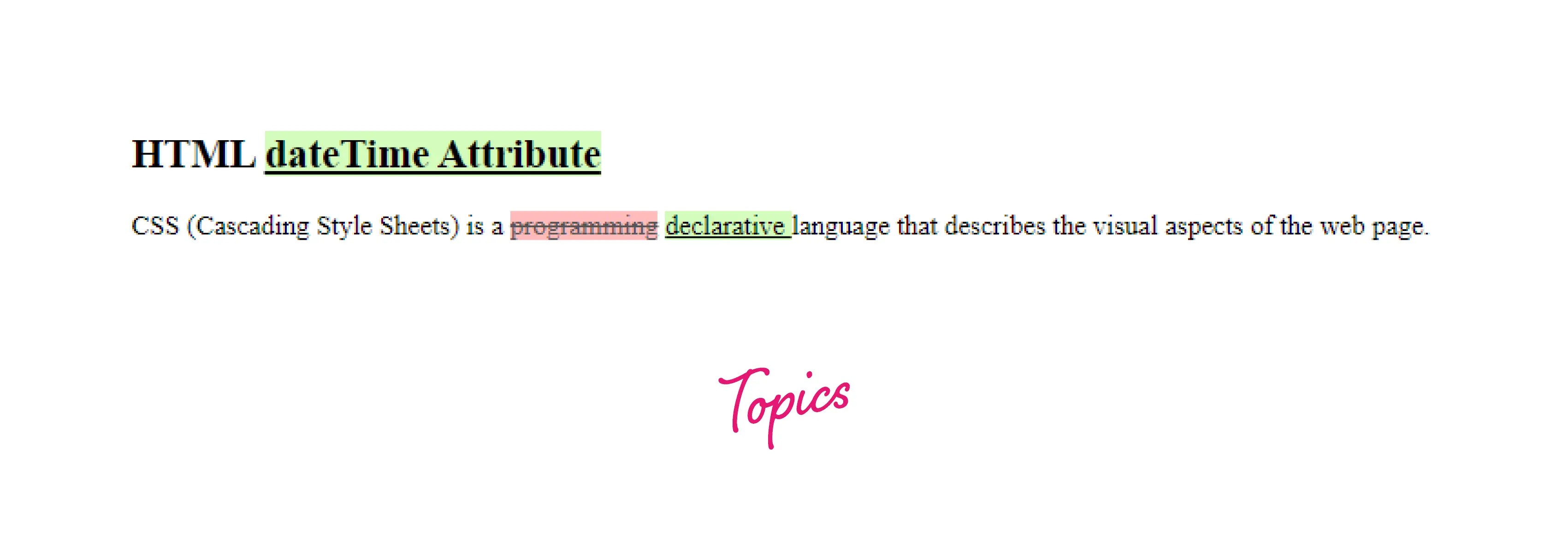 tag in HTML Scaler Topics