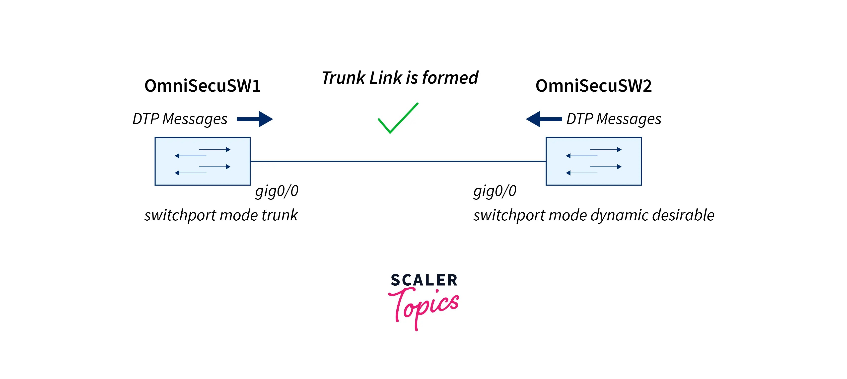 Dynamic Trunking Protocol (DTP) Scaler Topics
